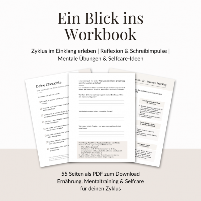 Workbook: Mehr gute Tage – Meine Reise zu mehr Balance und Kraft im Zyklus – Bild 4