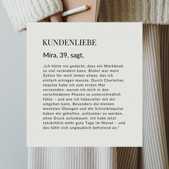 Workbook: Mehr gute Tage – Meine Reise zu mehr Balance und Kraft im Zyklus – Bild 2