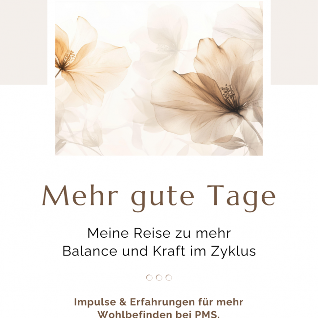 Workbook: Mehr gute Tage – Meine Reise zu mehr Balance und Kraft im Zyklus